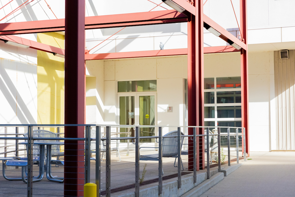 The exterior of the Art Lofts