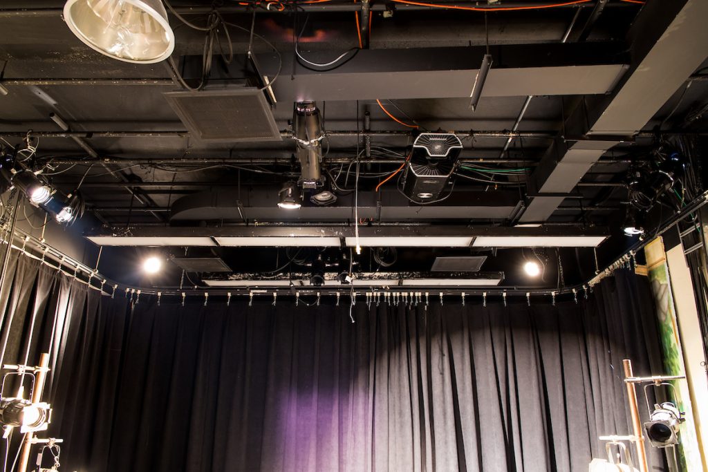 Backstage of a theatre