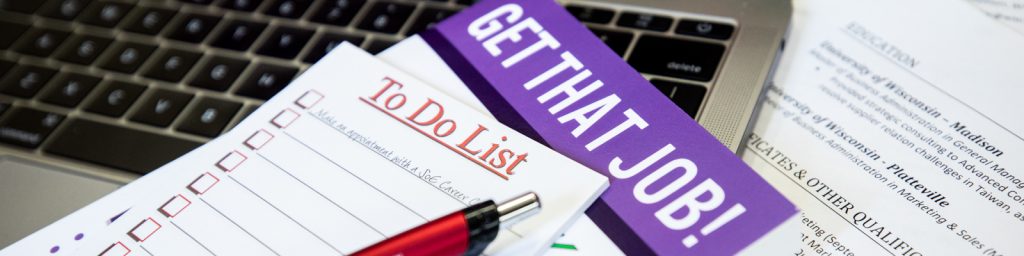 To Do List with one task, to make an appointment with a School of Education Career Consultant