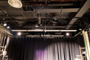 Backstage of a theatre
