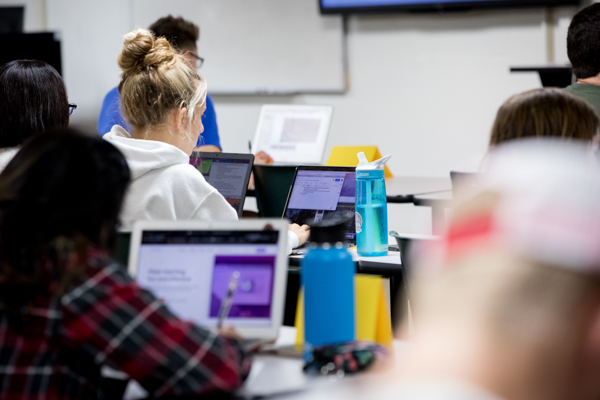 Students in an HPHE course