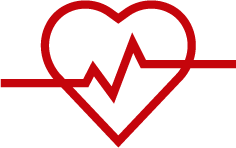heart with pulse icon