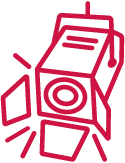 stage lights icon
